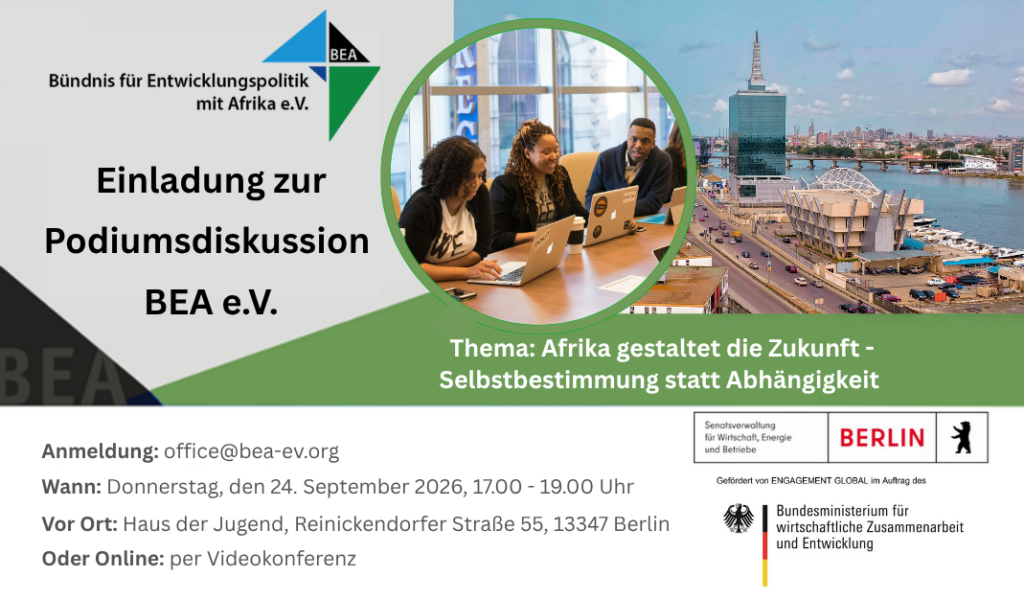 Afrika gestaltet die Zukunft- Selbstbestimmung statt Abhaengigkeit